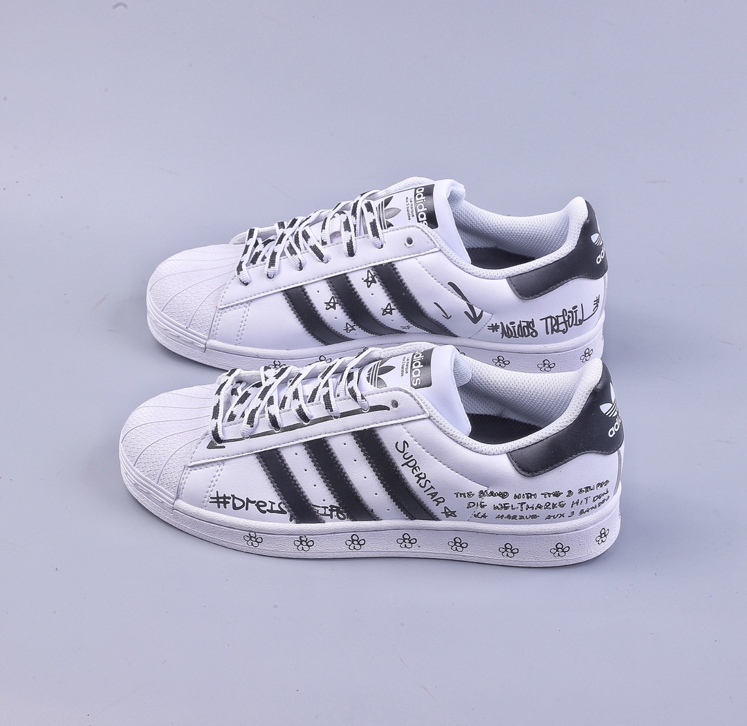 Adidas Originals Superstar new shell head casual sneakers GV9804