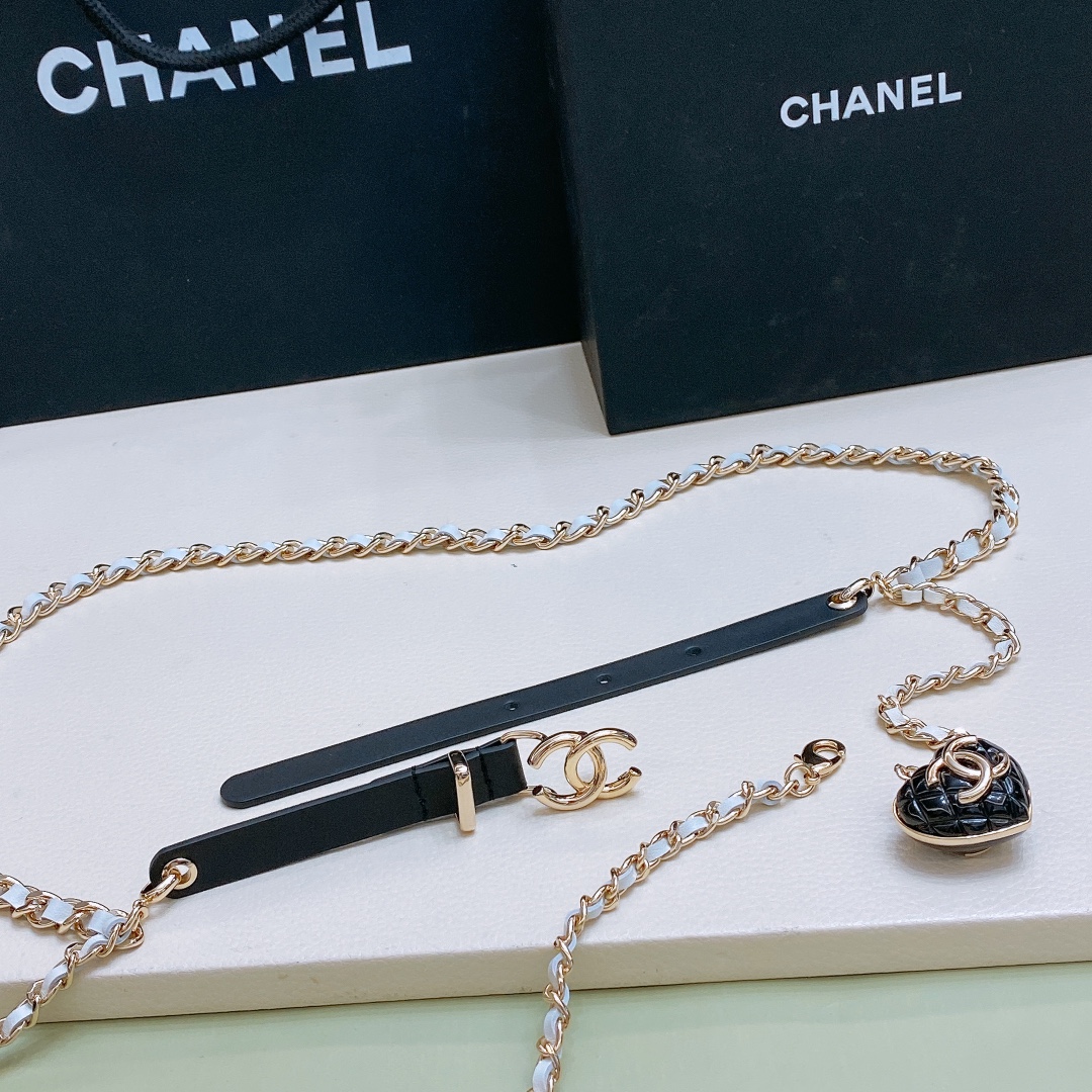 chanel22秋冬小牛皮金色金属小