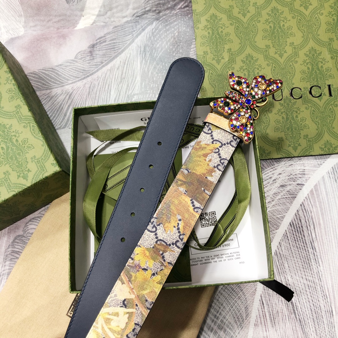 Gucci古奇3.8宽精品不锈钢钢扣