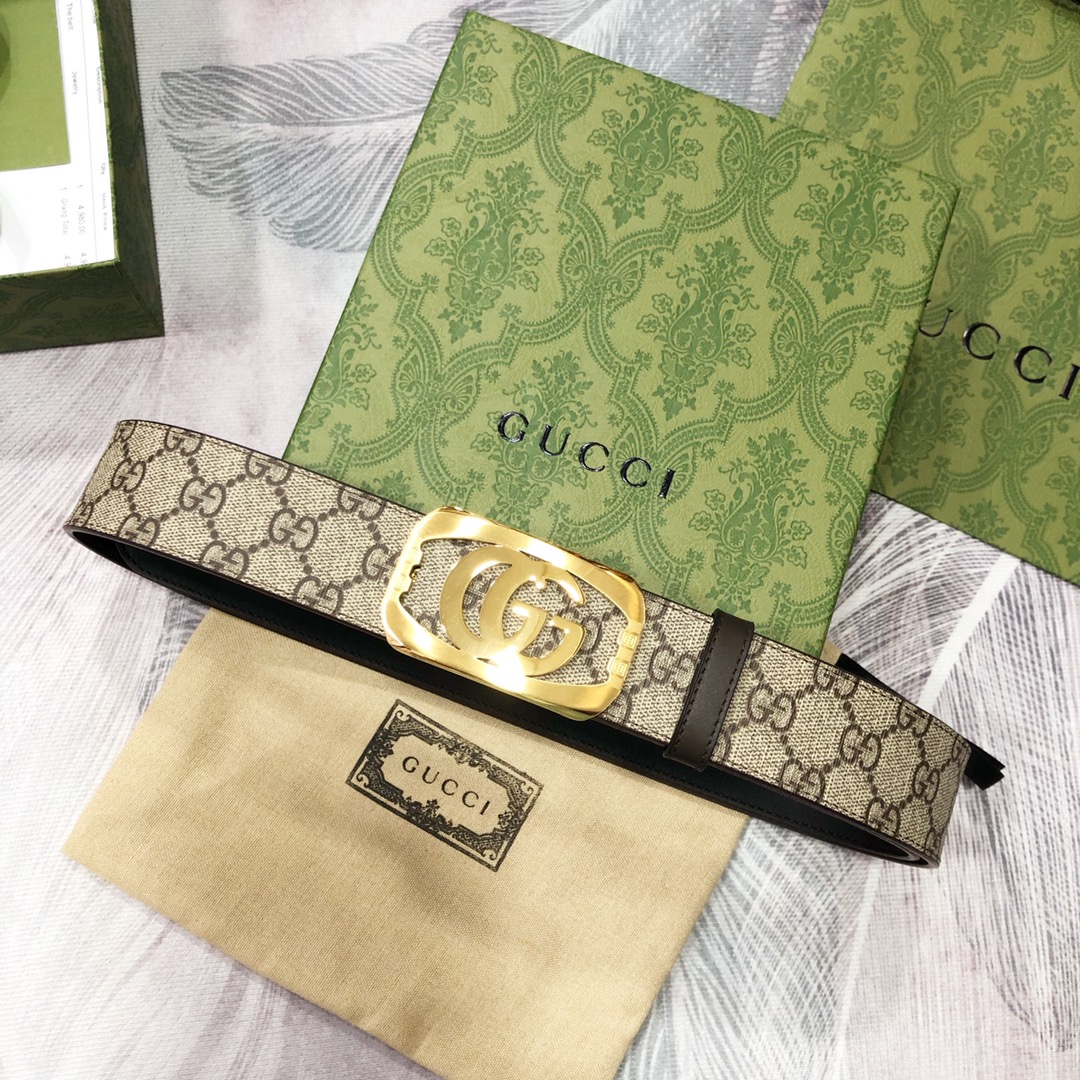 Gucci古奇3.8宽精品不锈钢钢扣