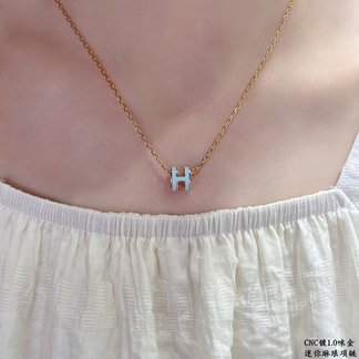 Hermes Fashion Jewelry Necklaces & Pendants Blue Sky Mini