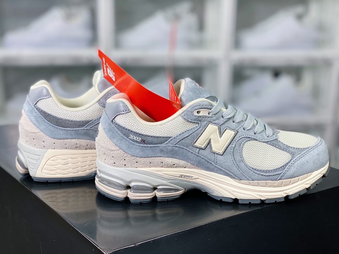 New Balance ML2002 series low-top retro dad style casual sports jogging shoes ”light gray beige” M2002RLN