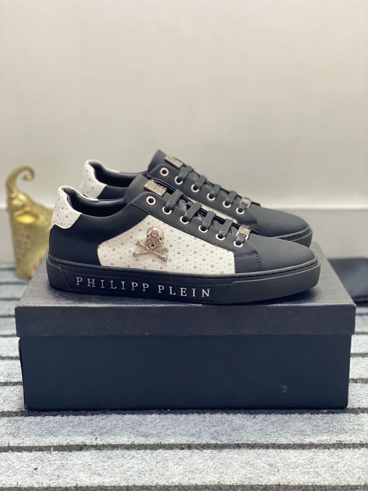 PHILIPP PLEIN-PHILIPP PLEIN 1720220 Size: 38-44 (45 customized JH) ◾️▫️Plein️ Trendy men's series of