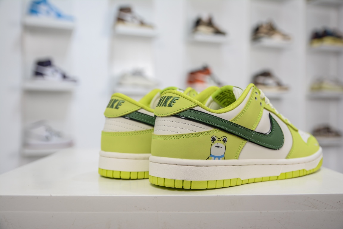 260 Nike SB Dunk Low “青蛙王子” 周年高端定制低帮休闲板鞋 FC1688-103