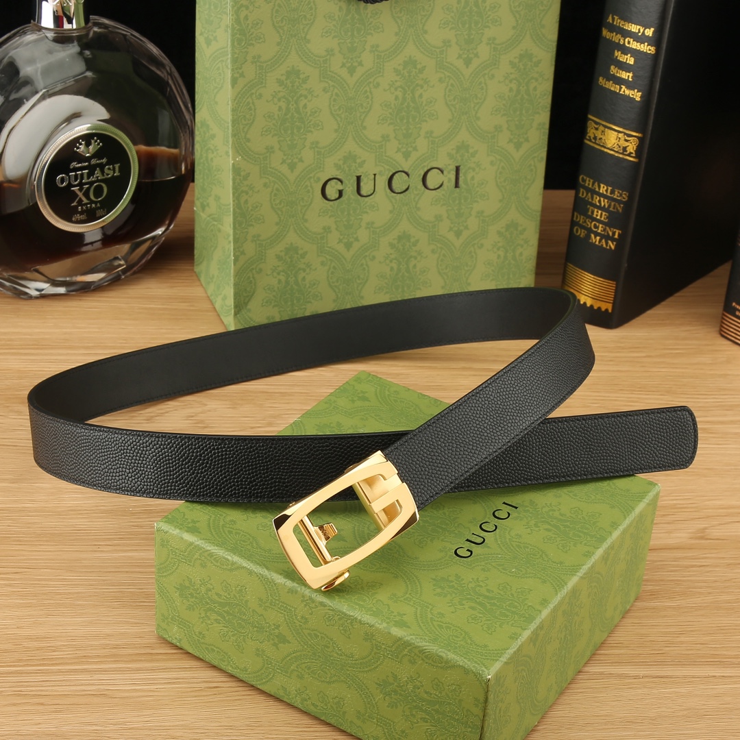 古奇自动️原单高端品质宽度3.5精美