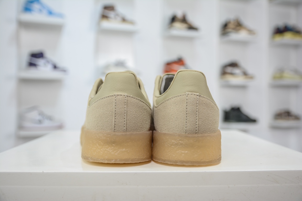 E Kith x Clarks x Adidas Originals 8th Street Samba ”Chalk White” ID7298