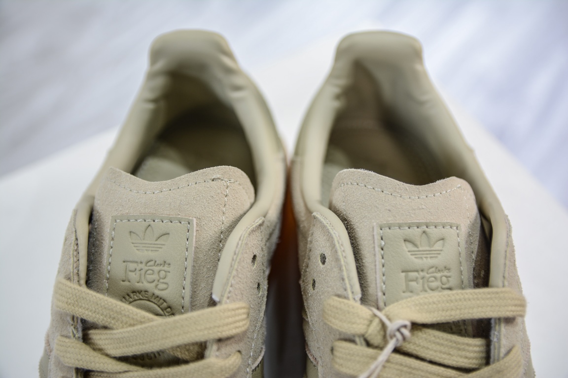 E Kith x Clarks x Adidas Originals 8th Street Samba ”Chalk White” ID7298