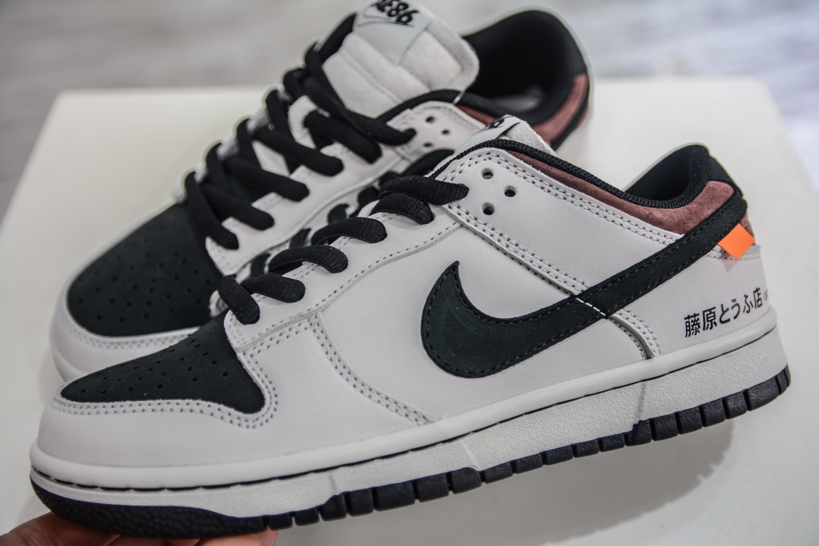 Nike SB Dunk Low ”AE86 Fujiwara Tofu Shop” Beige Black Purple Fujiwara Takumi AE1391-086