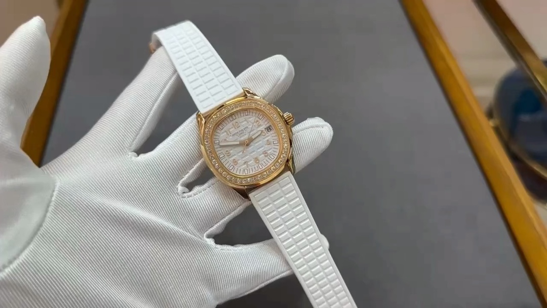 Patek Philippe Aquanaut Orologio da Polso Blu Incisione Gomma Fashion Pantaloni da tuta Cinturino in gomma