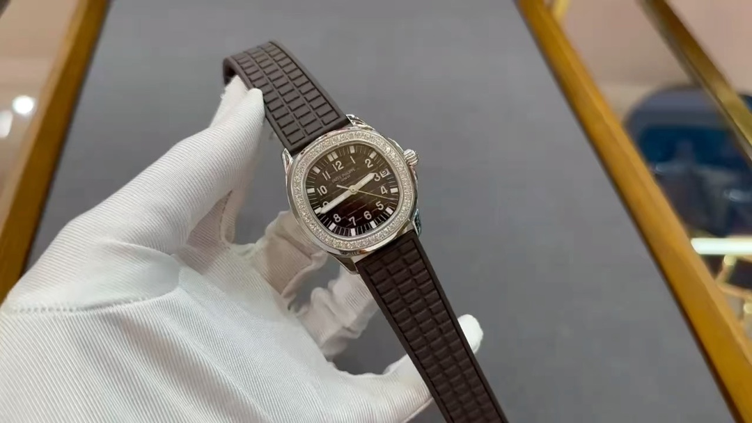 Patek Philippe Aquanaut Orologio da Polso Blu Incisione Gomma Fashion Pantaloni da tuta Cinturino in gomma