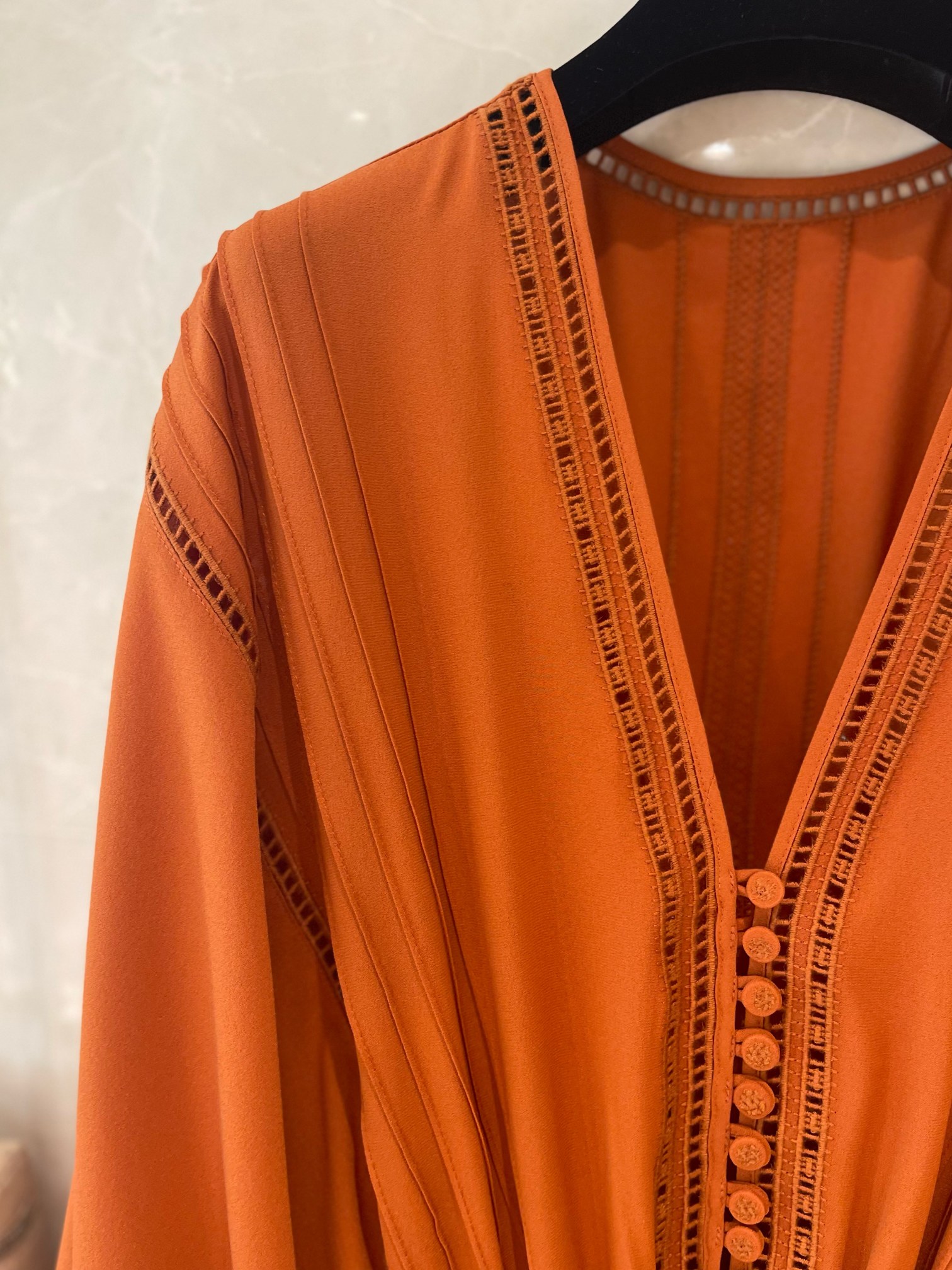 Bohemian Holiday Style Silk Dress - Hand Embroidered, Elegant & Comfortable 5 a1683514637325 1047