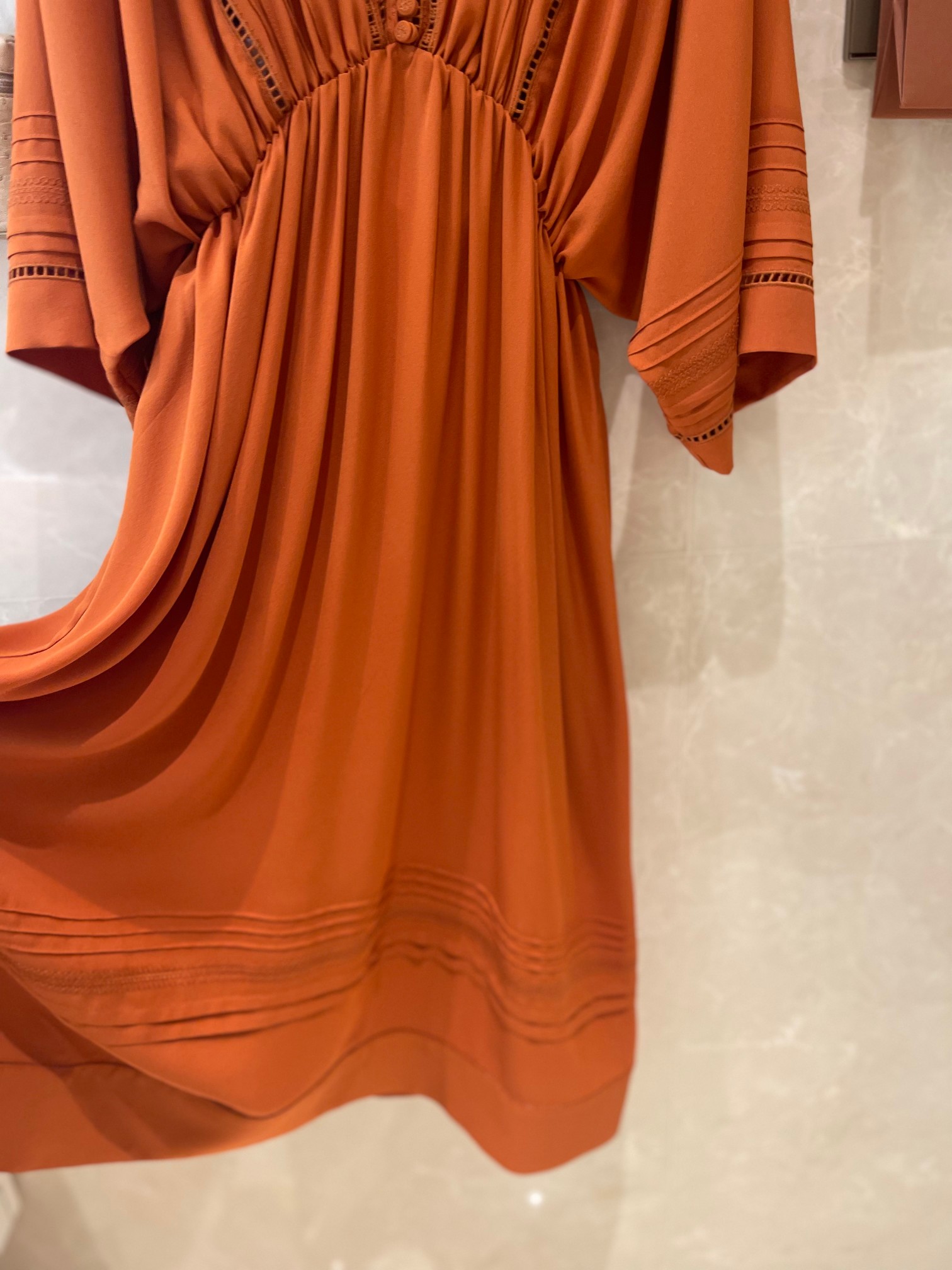 Bohemian Holiday Style Silk Dress - Hand Embroidered, Elegant & Comfortable 8 a1683514638058 0868