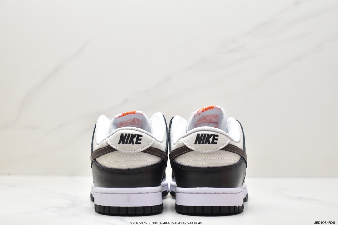 Nike SB Dunk Low ”Grey/Black/Orange/Mini Swoosh” dunk shoes ”Grey Black Orange Mini Swoosh” FN7808-001