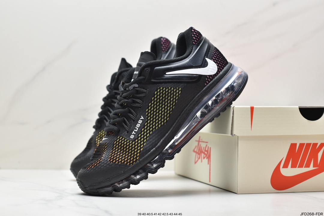 Stussy x Nike Air Max 2013 ”Fossil” Stussy joint air cushion running shoes DO2461-001