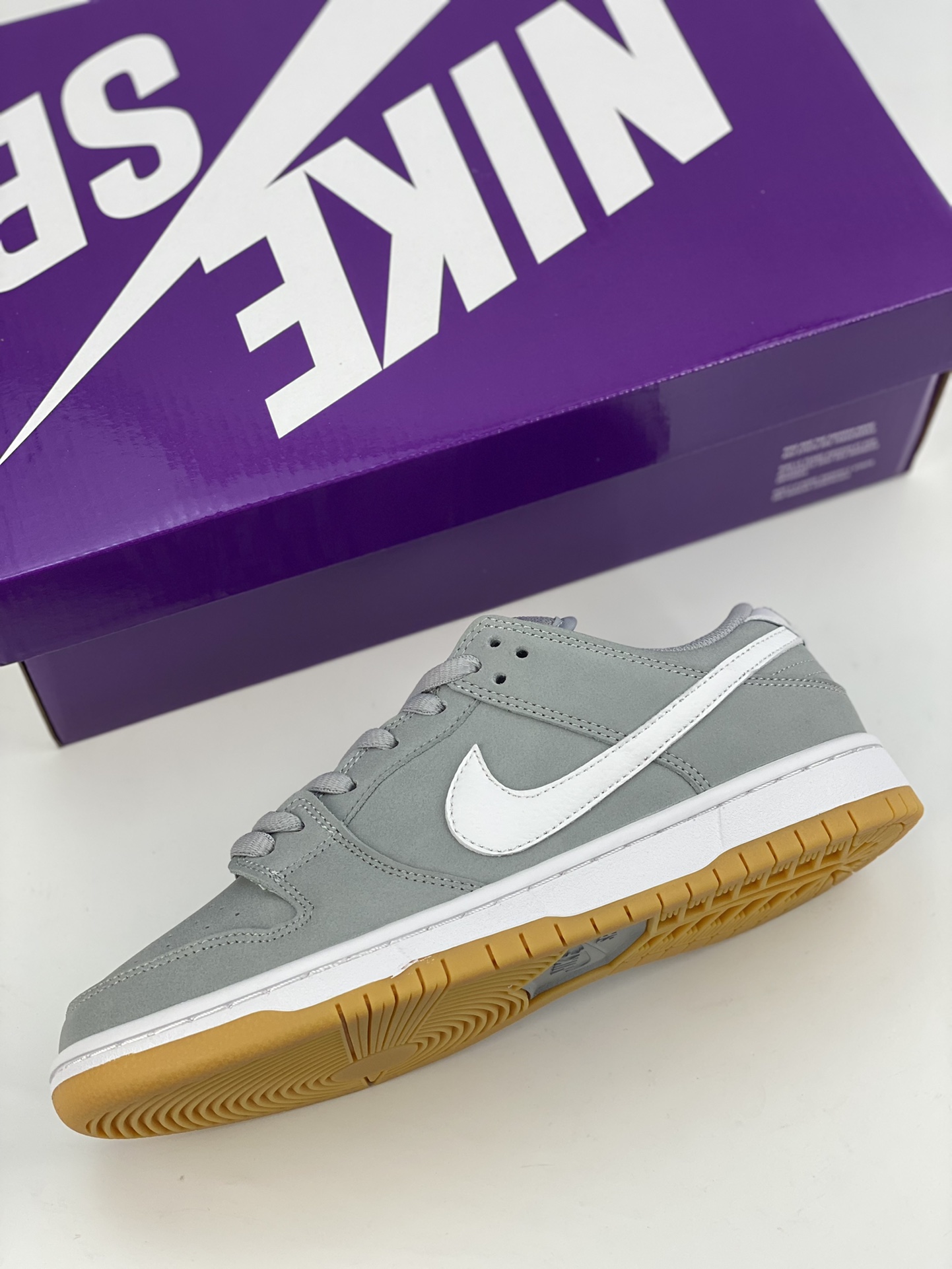 Nike Dunk Low White Gray Rubber DV5464-001