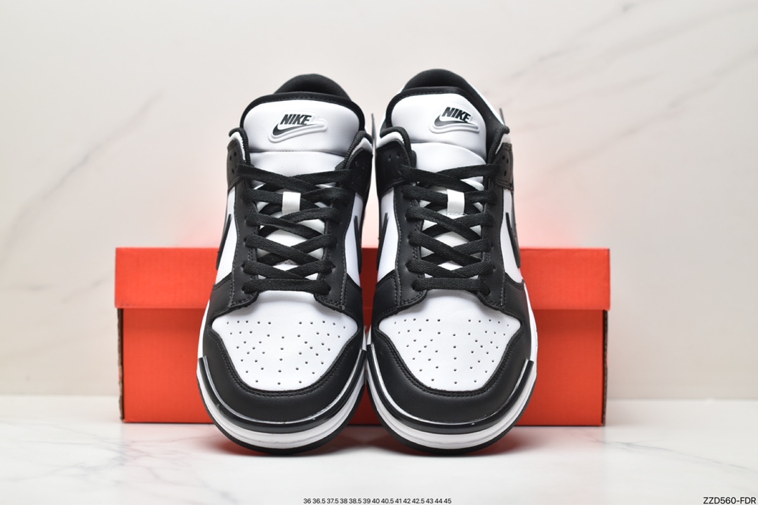 Nike SB Dunk Low Twist ”Panda” Dunk Enhanced Edition Series Low-top Sneakers ”Black and White Panda Three-dimensional Hook” DZ2794-001