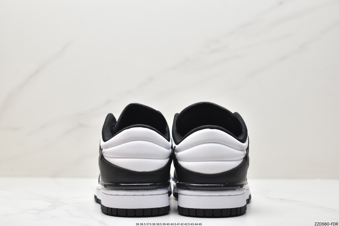 Nike SB Dunk Low Twist ”Panda” Dunk Enhanced Edition Series Low-top Sneakers ”Black and White Panda Three-dimensional Hook” DZ2794-001