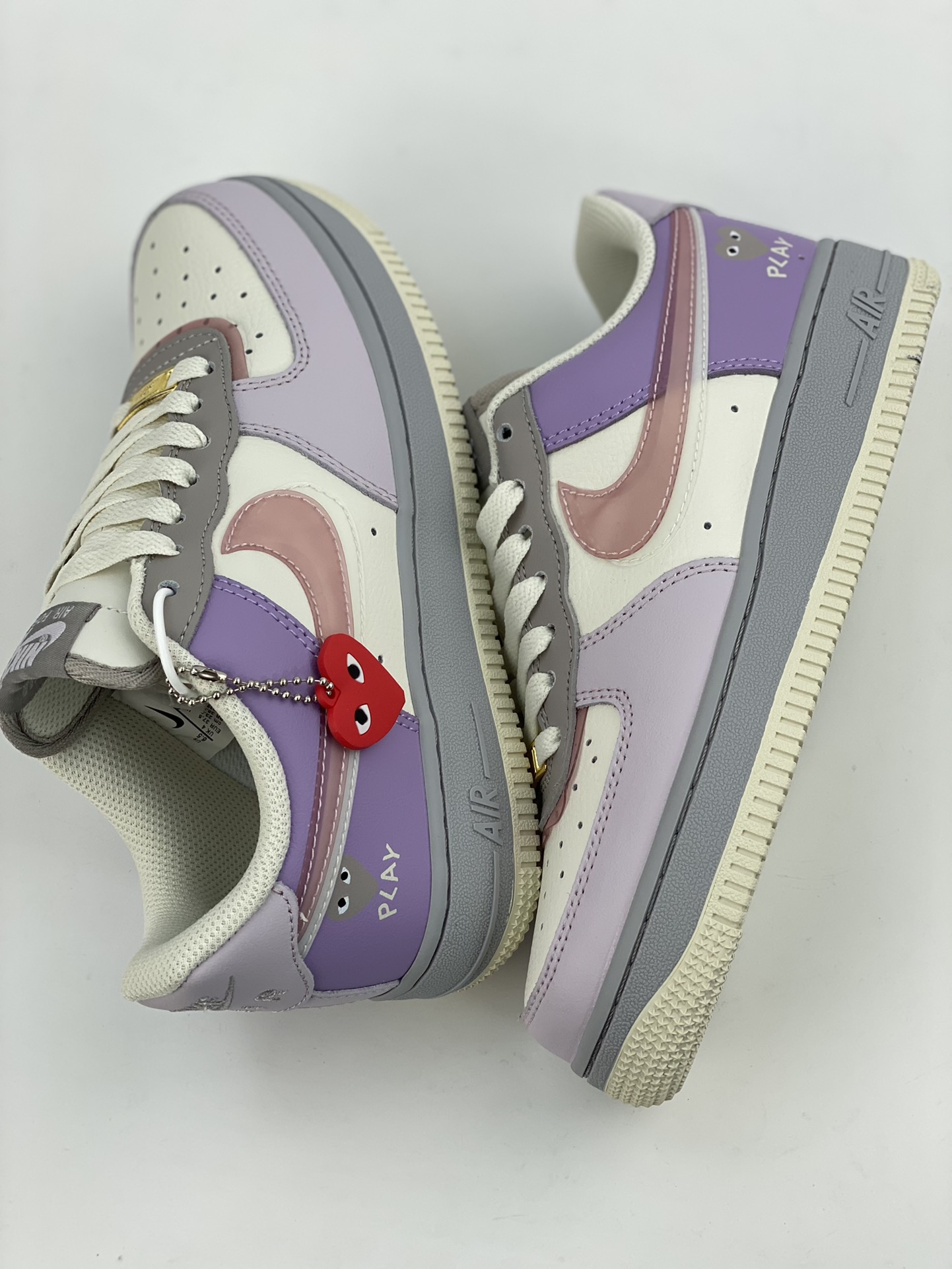 CDG x Air Force 1 '07 Low Joint White Gray Purple CJ0304-016