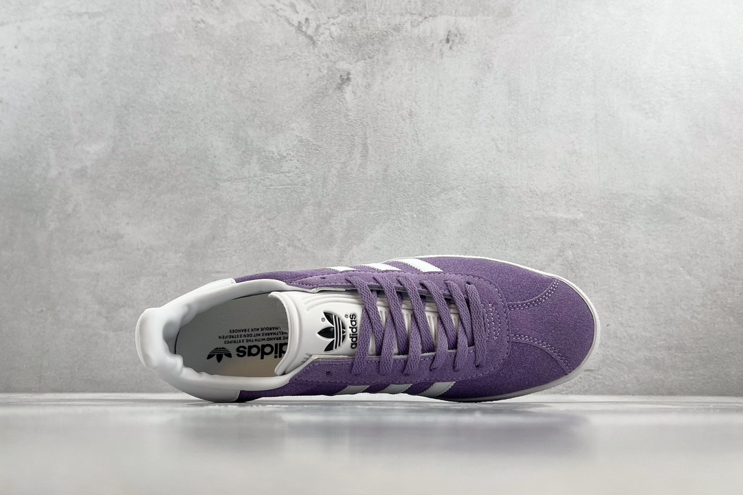 adidas originals Gazelle 85 purple and white GY2530