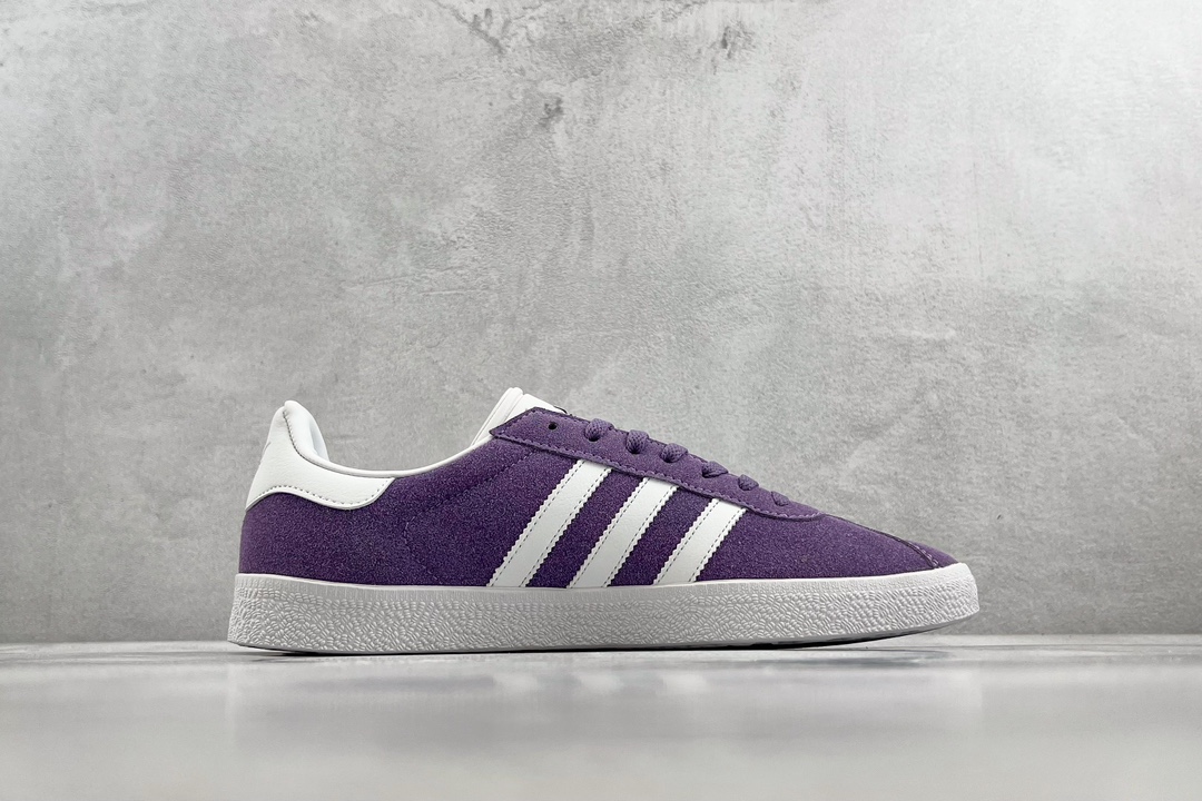 adidas originals Gazelle 85 purple and white GY2530