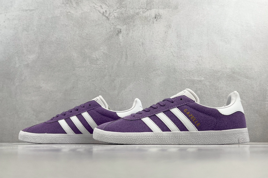 adidas originals Gazelle 85 purple and white GY2530