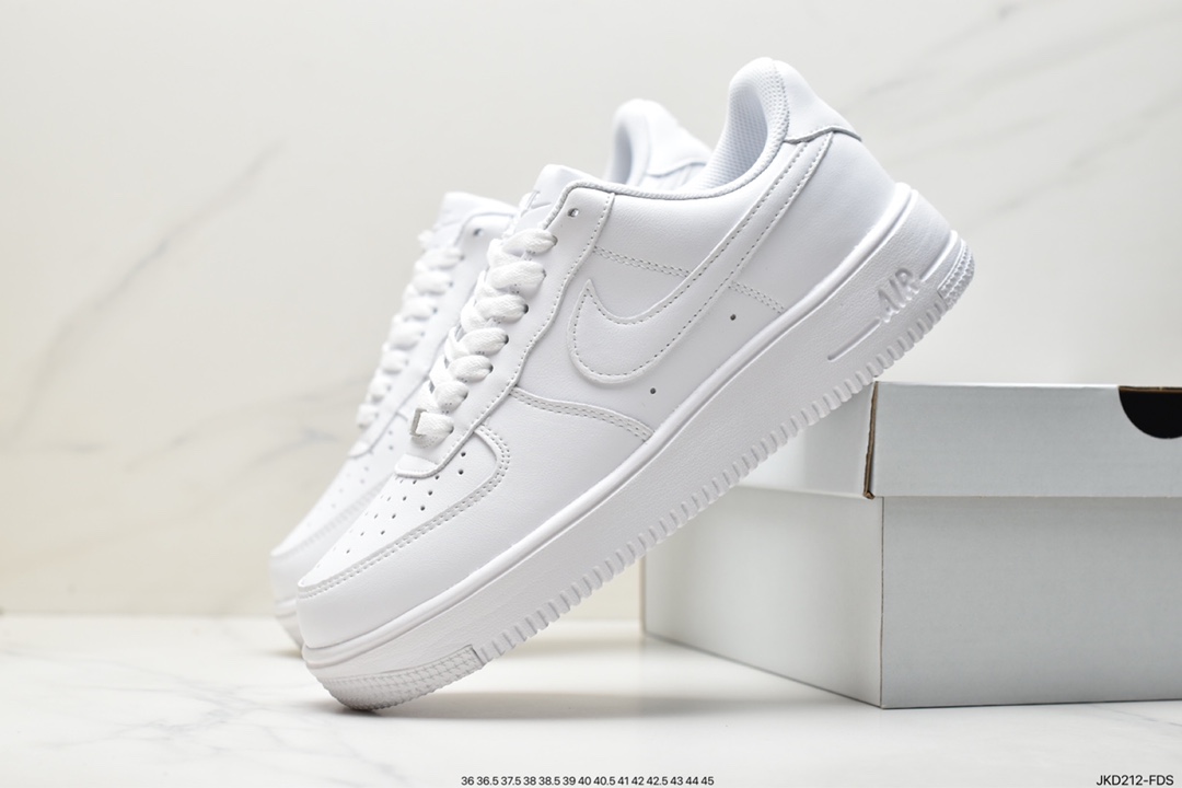 All-white ultra-lightweight version” Nk Air Force 1 Mid Air Force One sneakers 845052-101