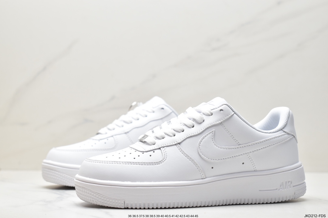 All-white ultra-lightweight version” Nk Air Force 1 Mid Air Force One sneakers 845052-101