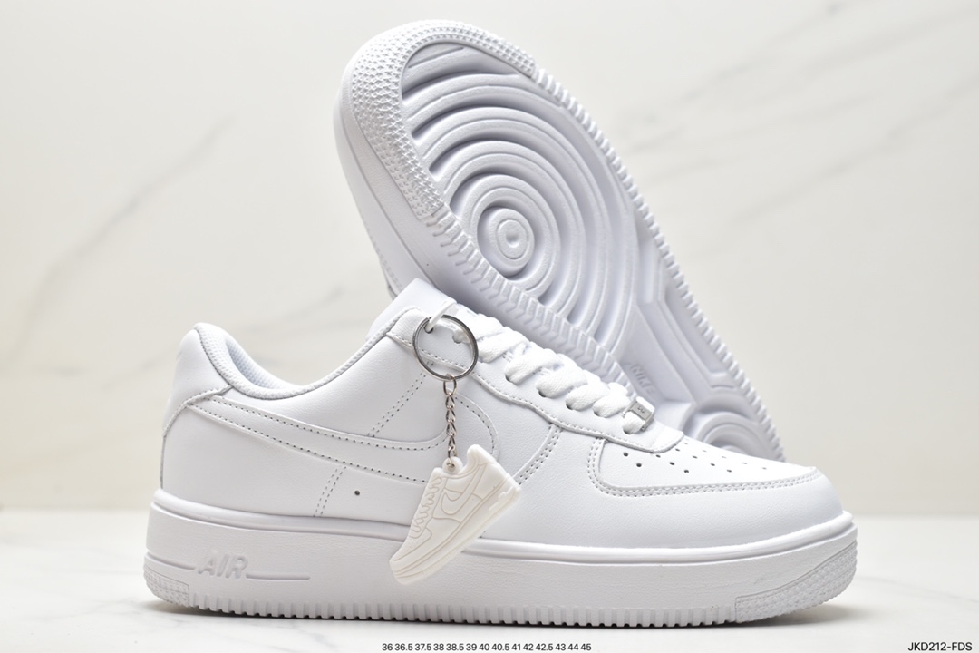 All-white ultra-lightweight version” Nk Air Force 1 Mid Air Force One sneakers 845052-101