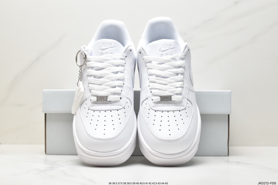 All-white ultra-lightweight version” Nk Air Force 1 Mid Air Force One sneakers 845052-101