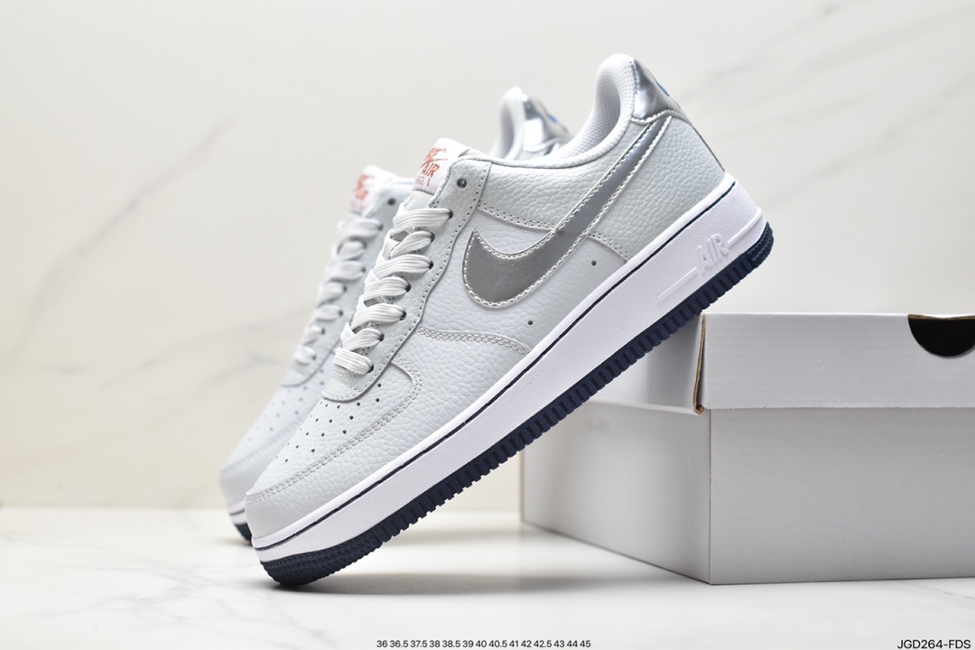 Nike Air Force 1 Low 07'' Little Paris Haze Blue 3M Reflective CT5566-033 is released overseas