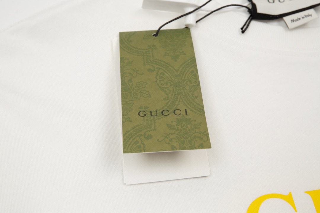 180 Gucci/古驰限定款双G珠片腰带休闲短袖Tee