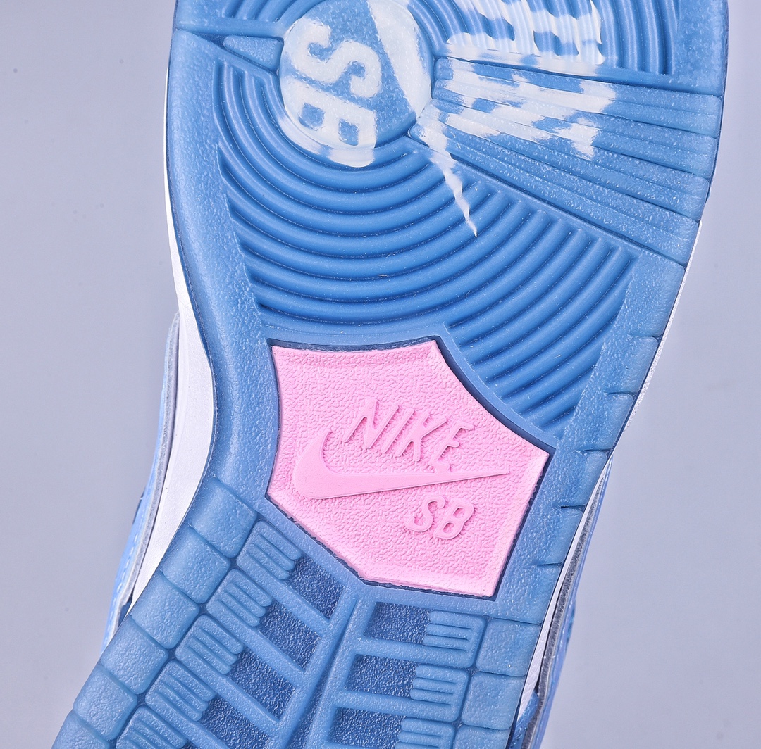 210 联名款 Born x Raised x Nike Dunk SB low ”Release Date” 蓝白色 FN7819-400