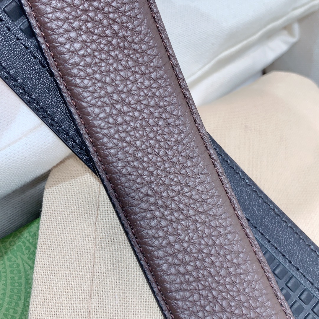 Gucci男士自动皮带经典的G字金属