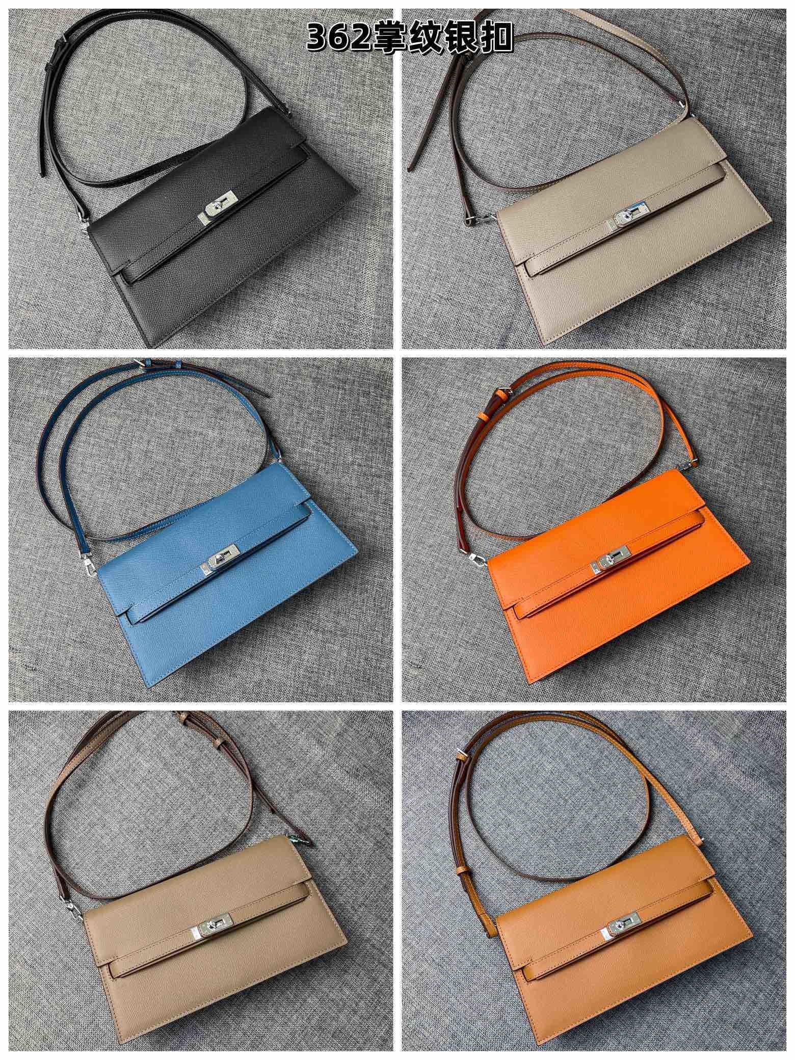 最新款爱马仕HERMES kelly 款单肩斜挎包材质:手掌纹牛皮尺寸:24*13.5*6cm型号:36