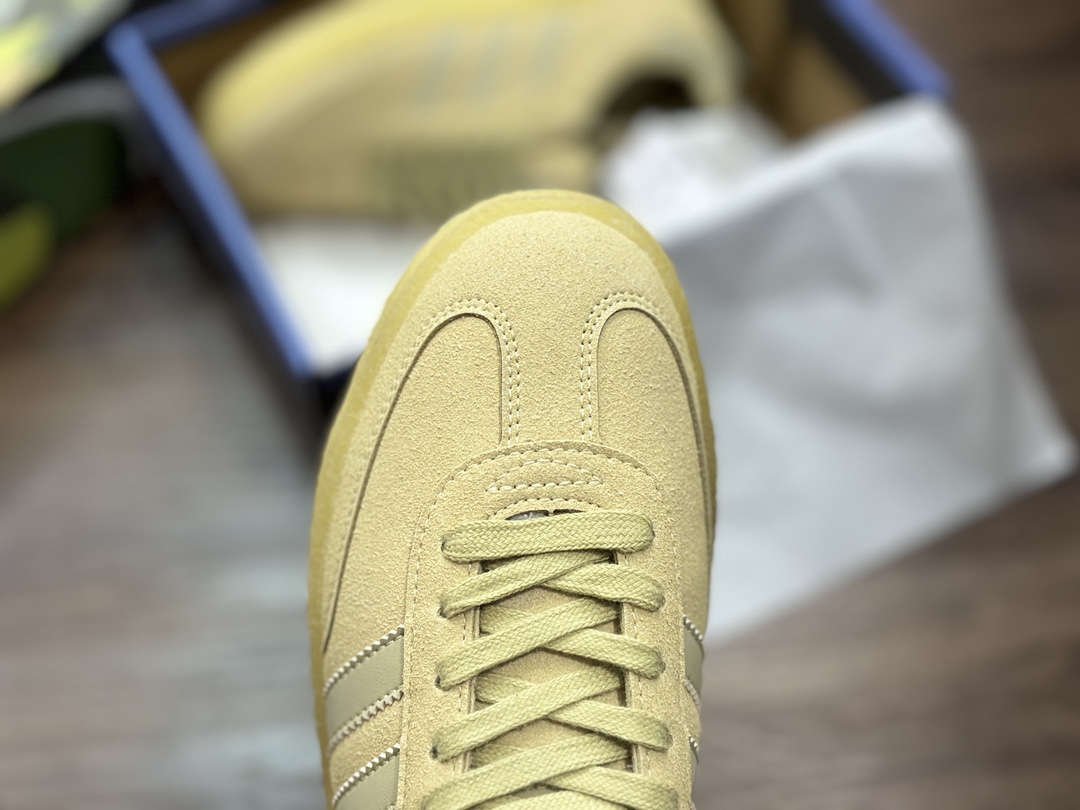 Kith x Clarks x Adidas Originals 8th Street Samba ”Chalk White” Original version ID7297