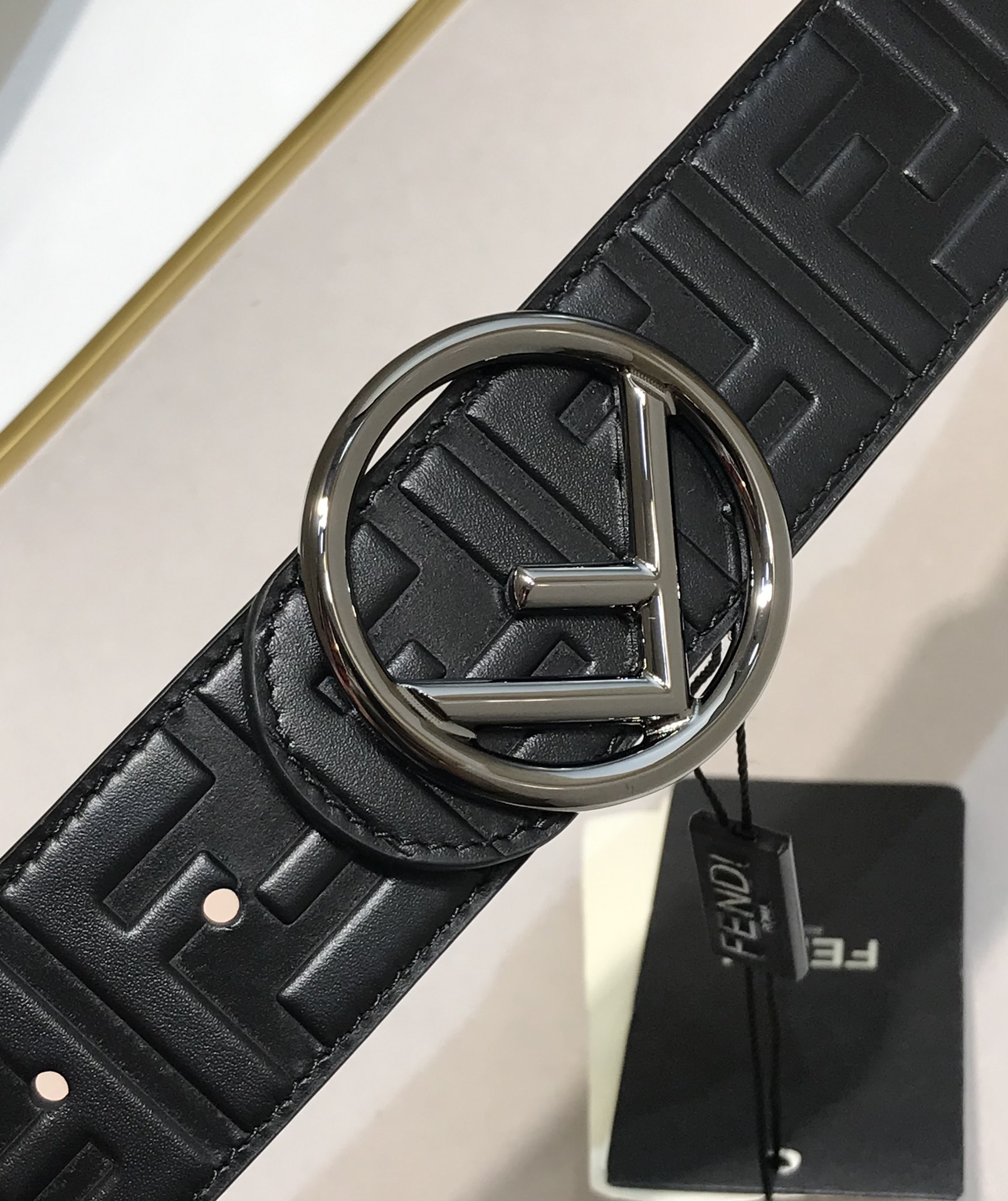 配送专柜包新款FD宽40MM标志造型