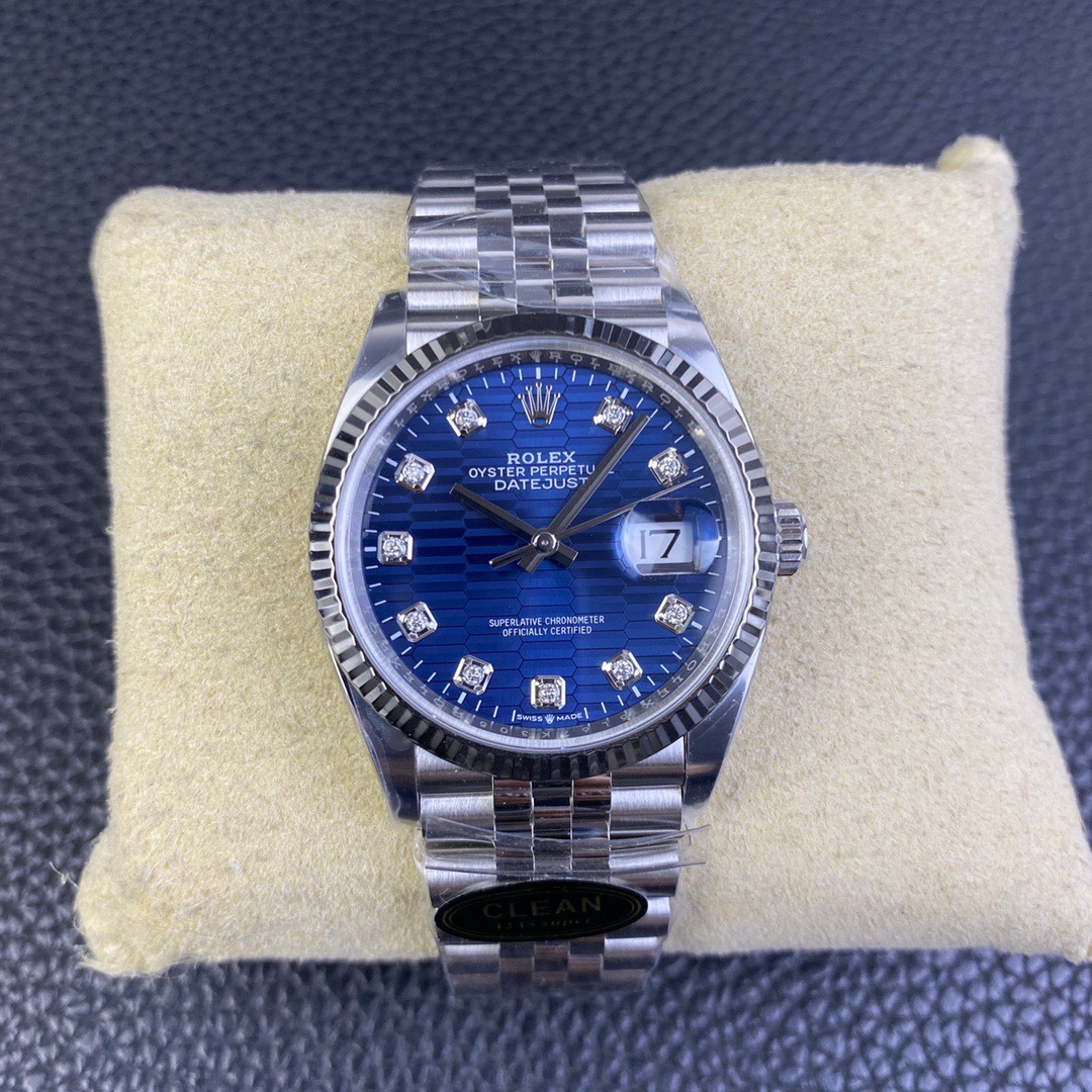 ROLEX ロレックス デイトジャスト ブルーダイヤル 41mm - トップクオリティ