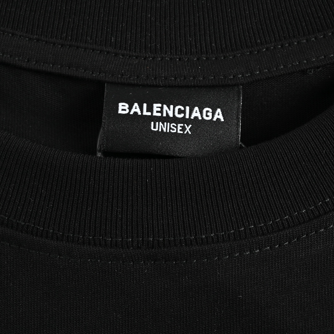 170 Balenciaga/巴黎世家 23ss 满印logo短袖 高品质 BAL 巴黎