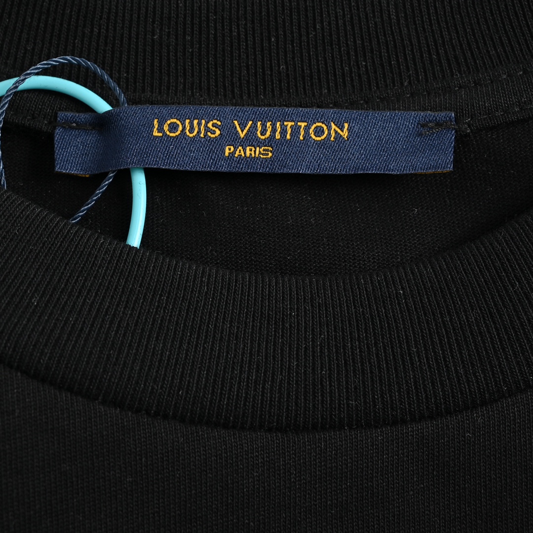 Louis Vuitton /路易威登 菲董联名印花短袖 Lv 23春夏新款 董菲联名短袖T恤