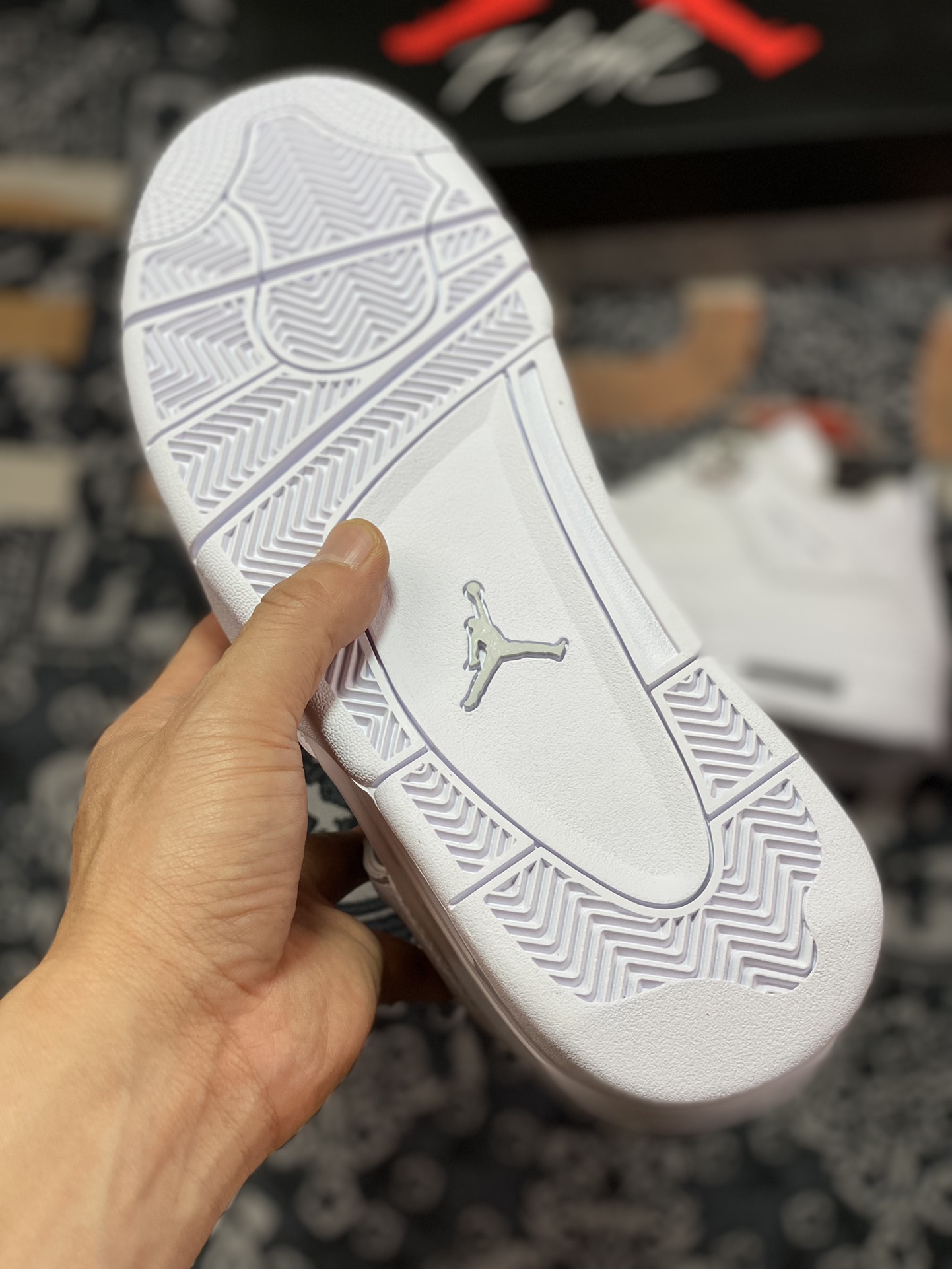 460  Air Jordan 4 Retro pure money 银扣 308497-100