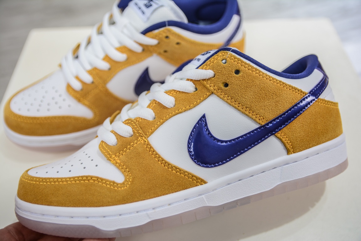 260 T AY版出货 Nike SB Dunk Low 湖人 BQ6817-800