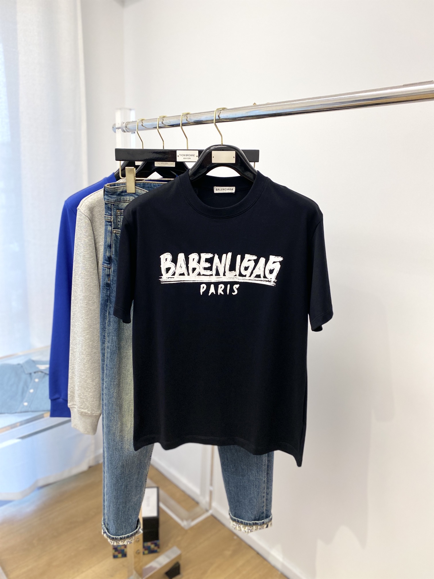 Balenciaga Clothing T-Shirt Spring Collection Fashion Short Sleeve