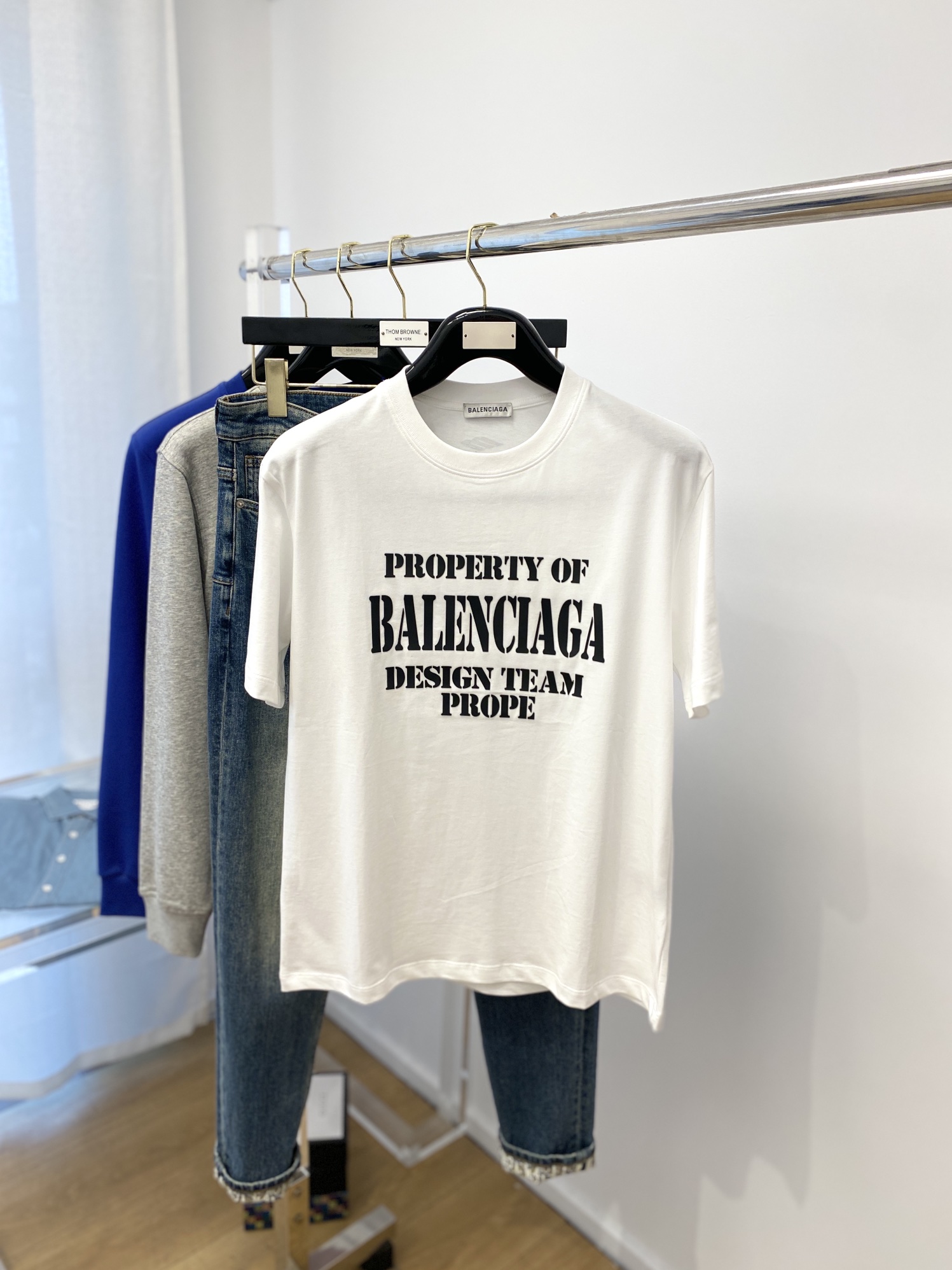 Balenciaga Clothing T-Shirt Spring Collection Fashion Short Sleeve