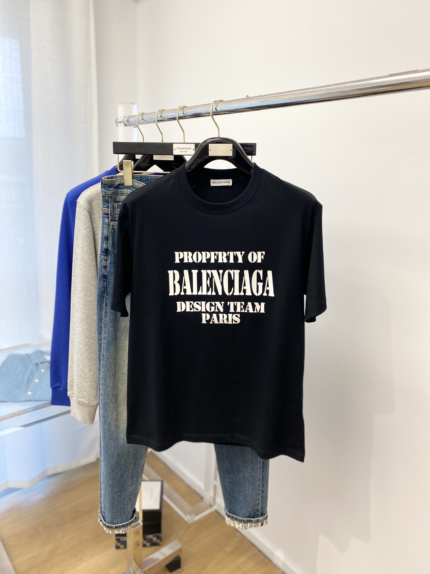 Balenciaga Clothing T-Shirt Spring Collection Fashion Short Sleeve