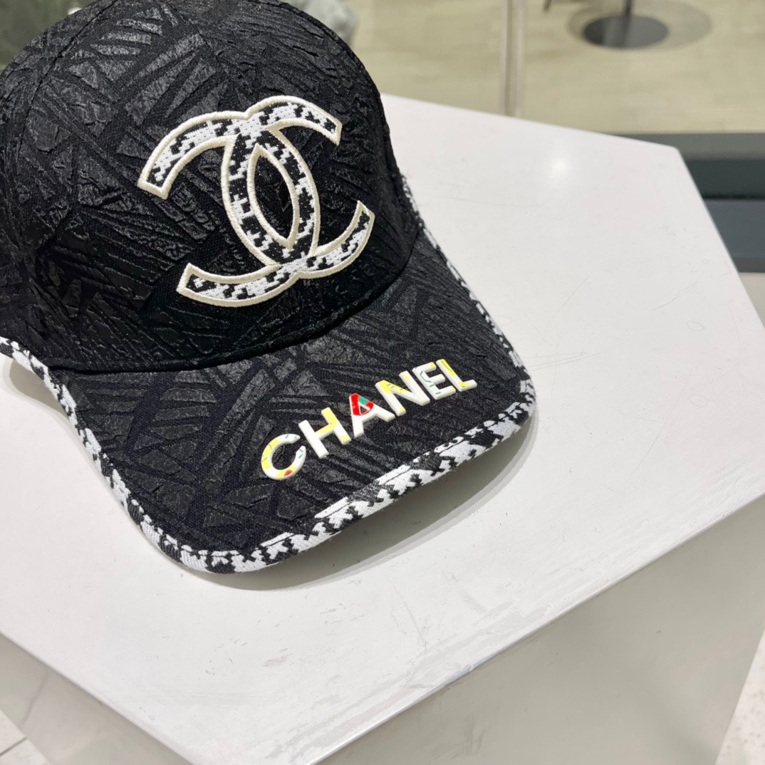 🧢CHANEL香奈儿 2023新款典经款棒球帽，细节做都工很精致，经男典女都🉑经回典货