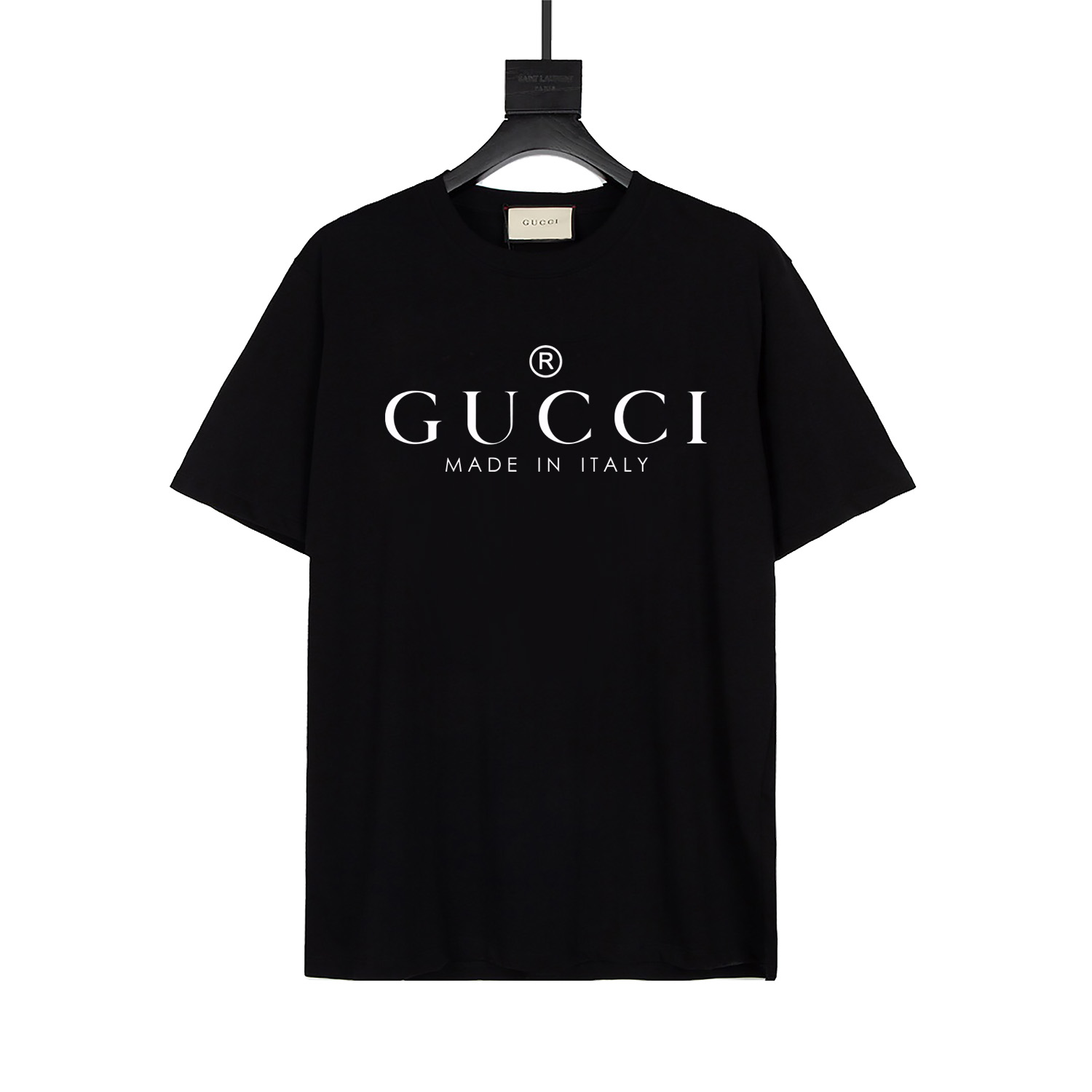 GUCCI/古驰短袖T恤 20SS新款logo印花短袖T恤 采用260克双纱面料 高克重 质感柔软顺滑 上身简约百搭 潮人必备 满满的高级感 男女同款 款号:2569 颜色： 黑 白 米杏 码数： S M L XL