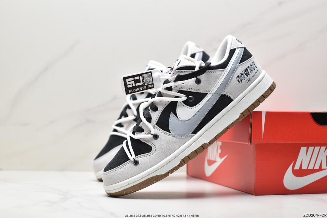 230 Nike Dunk Low 黑灰双钩 DO9457-135