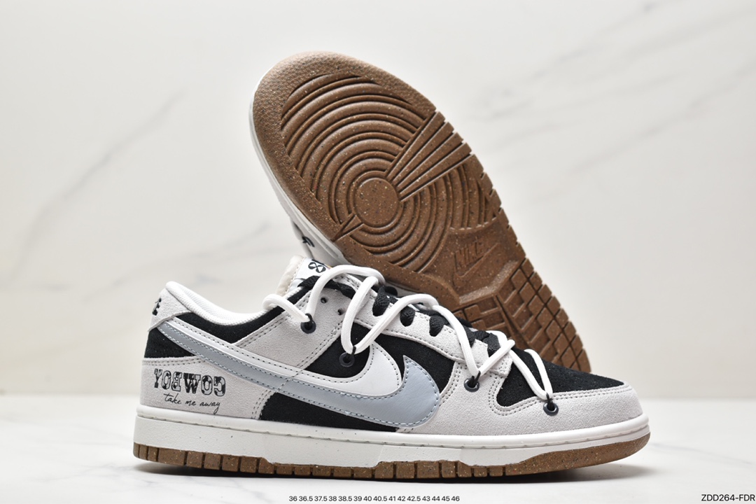 230 Nike Dunk Low 黑灰双钩 DO9457-135