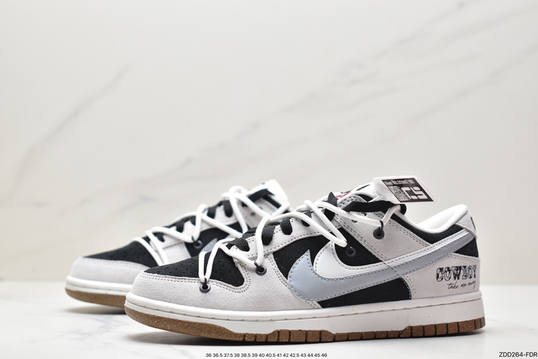 230 Nike Dunk Low 黑灰双钩 DO9457-135