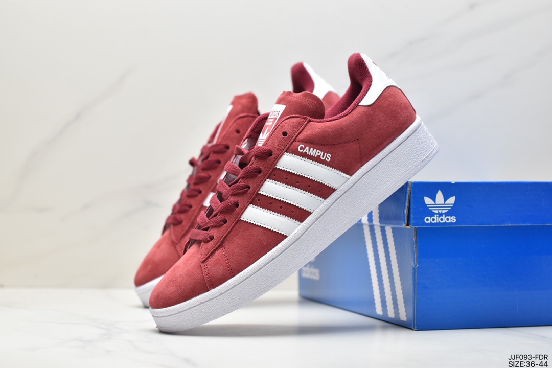 Adidas Campus enlarged three-bar LOGO classic campus all-match casual sports shoes CG6047